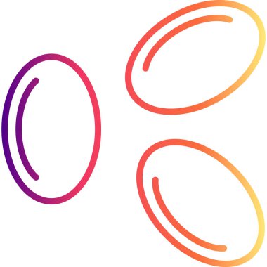 Kırmızı Kan Hücreleri Web simgesi vektör çizimi