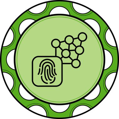 Algoritma modern simgesinin vektör çizimi