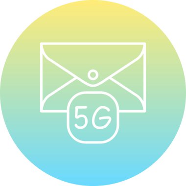 Posta Premium Minimum Düz Vektör İllüstrasyonu