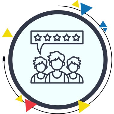 Grup Beğeni Gelişmiş İşlevsel Web Arayüzü Sembolü