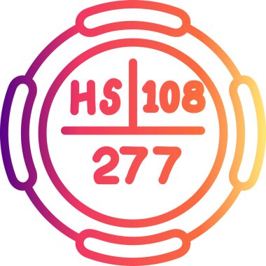 Hassium web simgesi vektör illüstrasyonu