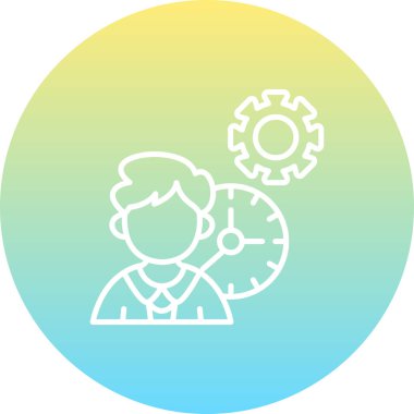 İşçi Dengeli Özel Düz Vektör Düzeni