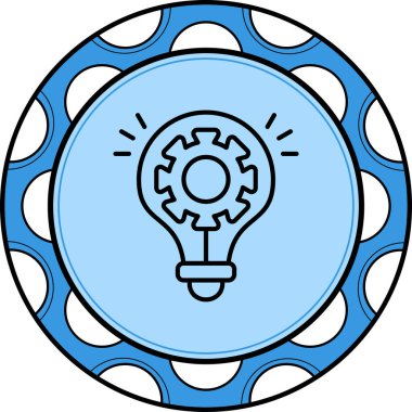 Yenilik simgesi vektör illüstrasyon tasarımı