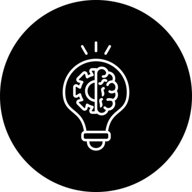 Makine Öğrenme Web simgesi vektör çizimi