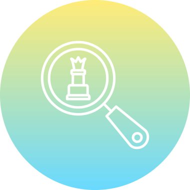 arama web simgesi vektör illüstrasyonu