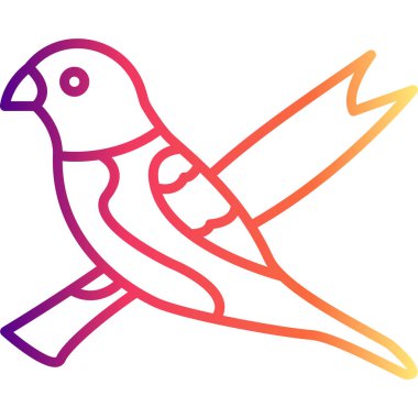 Göğüs simgesi basit düz illüstrasyon