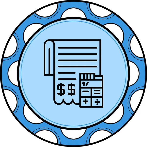 Okul harcı web simgesi vektör illüstrasyonu