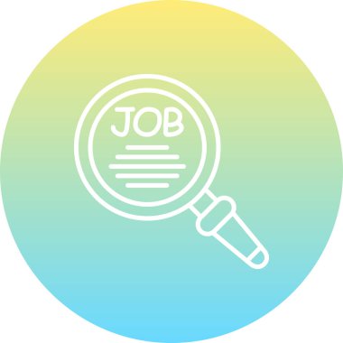 Büyütme cam ağ ikonu vektör illüstrasyonu