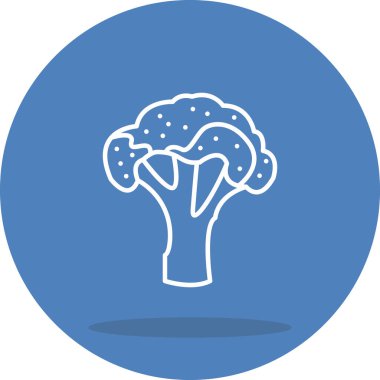 Brokoli web simgesi vektör çizimi