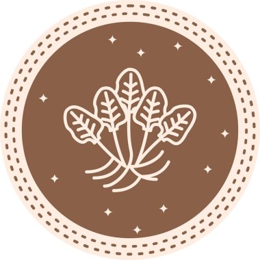 Ispanak Yenilikçi Düz Ürün Tasarım Sembolü