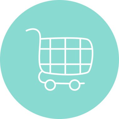 Sanal gıda listelerini düzenlemek için market uygulamaları veya web sayfaları için profesyonel alışveriş aracı.