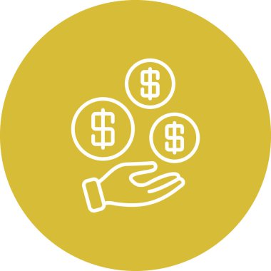 Charity web icon vector illustration