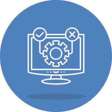 Yazılım web simgesi vektör illüstrasyonu