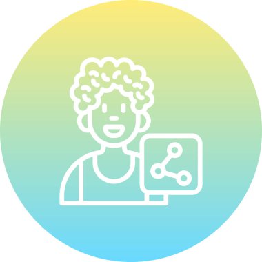 Web simge vektör çizim paylaşmak