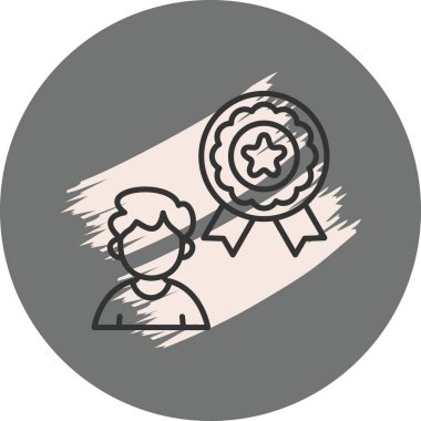 Müşteri Sadakati simgesi, illüstrasyon vektörü