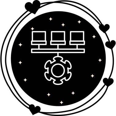 Mantıksal Ayırıcı Profesyonel Yaratıcı Grafik Elementi