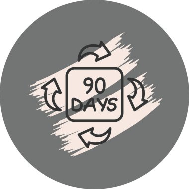 Uygulamalar ya da web sayfaları için 90 Gün, premimium simgesi