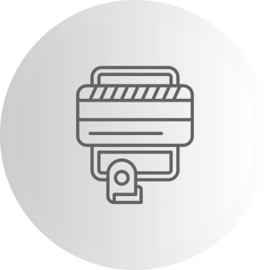 Çevrimiçi Ödeme web simgesi vektör çizimi