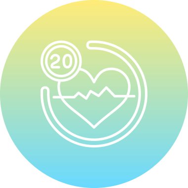 kalp hızı izleme sistemi simgesi