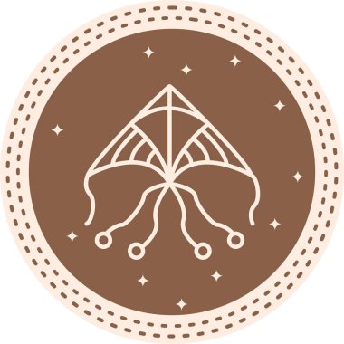 Uçurtma Yaratıcı Fonksiyonel Web Grafik Sembolü