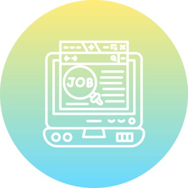 dizüstü bilgisayar simgesi, vektör illüstrasyonu basit tasarım