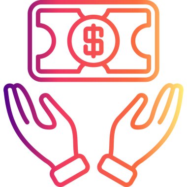 Para Dinamik Yaratıcı Dijital Grafik Şekli