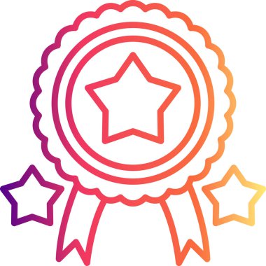 Başarı web simgesi, vektör illüstrasyonu