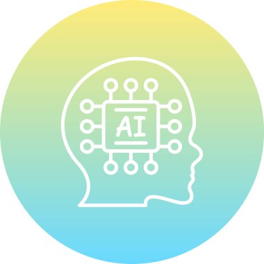 AI Technology Minimal High Quality Graphic Symbol