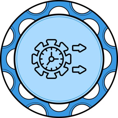 Hızlı Zaman Stili Modern Dijital Sanat Nesnesi