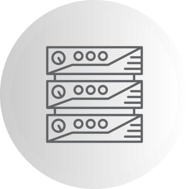 Büyük Veri Sunucusu Zarif Rafine Ürün Tasarım Varlığı