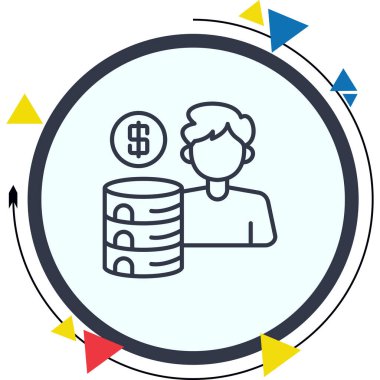 Finansal Danışman Yaratıcı Yüksek Çözünürlüklü Grafik Elementi