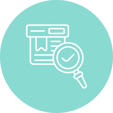 Ürün Arama Web simgesi vektör illüstrasyonu