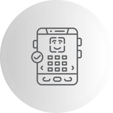 Kullanıcı Erişim modern simgesinin vektör çizimi