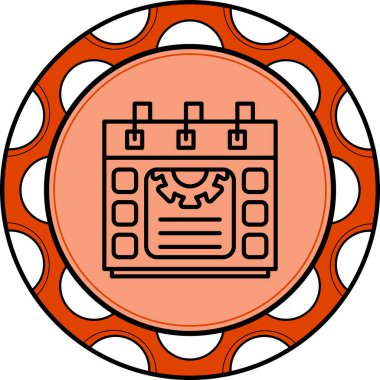 Modern Dengelenmiş Markalaştırma Vektörü Sembolü