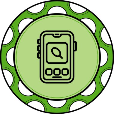 Mobil İtiş İğnesi Tarzı Temiz Ürün Tasarımı Nesnesi