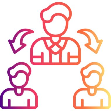 takım web simgesi vektör illüstrasyonu