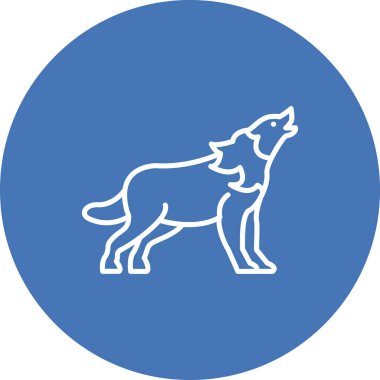 Kurt simgesi vektör illüstrasyon tasarımı