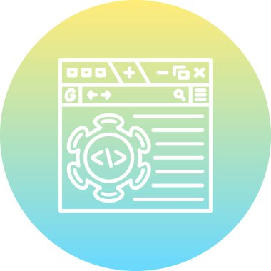 Programlama Yaratıcı Minimum Vektör Sanatı Özelliği