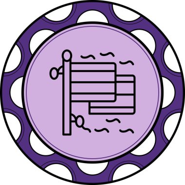 Almanya 'nın iki bayrağı, vektör simgesi