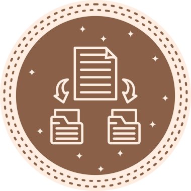 Belge Dosyası Belirgin Vibrant Dijital Grafik Özelliği