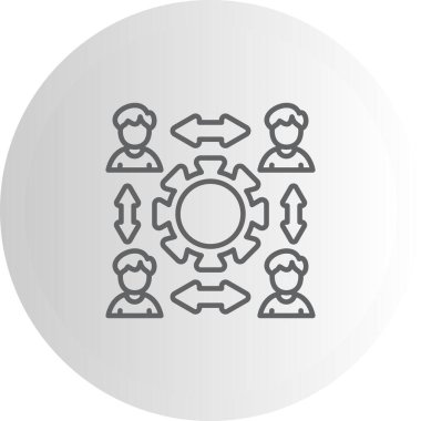  toplantı simgesi vektör illüstrasyon tasarımı