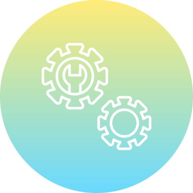 Ayarlar: Gear Premium Zarif Dijital Tasarım Sembolü