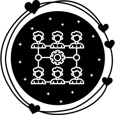 Organizasyon Yapısı Profesyonel Temiz Düz Grafik Özelliği