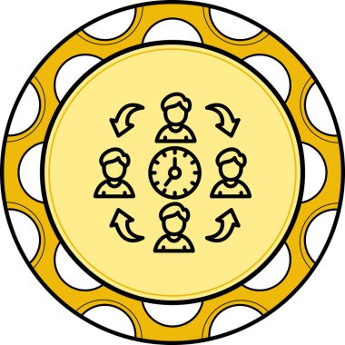 Son teslim tarihi web simgesi vektör illüstrasyonu