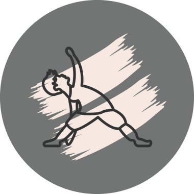 Genişletilmiş Üçgen Asgari Düz Vektör Çizimi