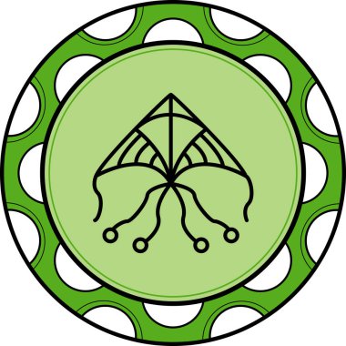 Uçurtma Belirgin Temiz Damgalama Grafik ŞekliName