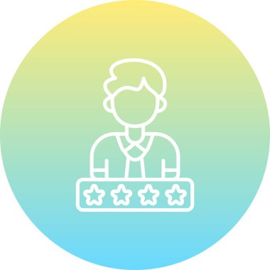 Performans web simgesi vektör illüstrasyonu