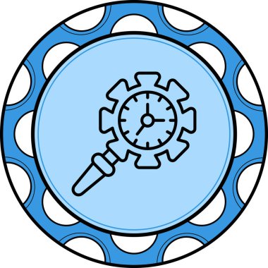 arama web simgesi vektör illüstrasyonu