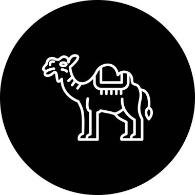 Deve Simgesi Vektör tasarımı