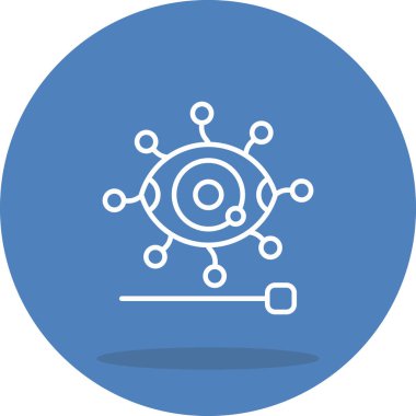 Iris Tanıma Dinamik Sofistike Düz Sanat Düzeni